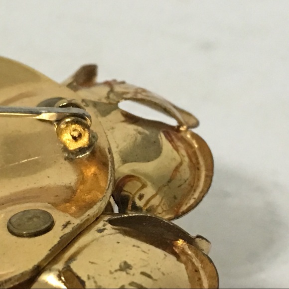 Vintage Statement Rose Adjustable Brooch - Picture 7 of 9